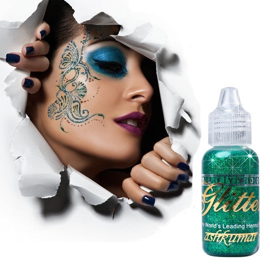 Bollywood Glitter Gel - Emerald Green - Ash Kumar Products UK