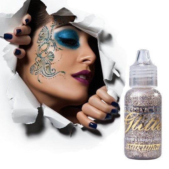 Bollywood Glitter Gel - Platinum - Ash Kumar Products UK